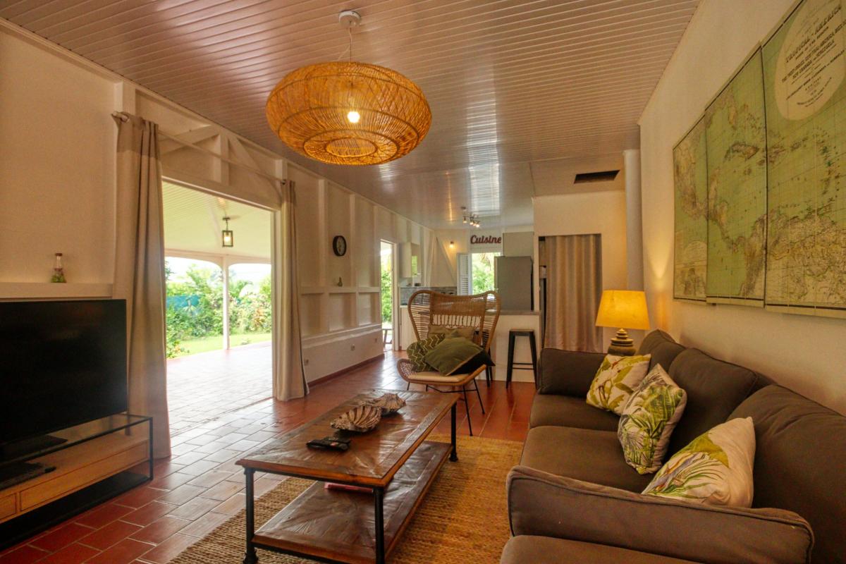Location maison Martinique-Le séjour